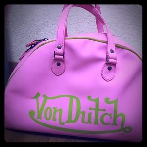 Early 2000's VonDutch bowling hand bag